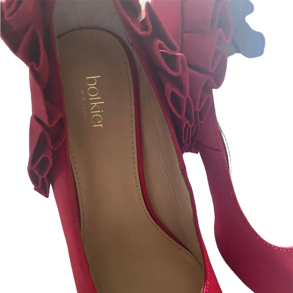 Botkier vienna hot pink ruffle heel 5.5 - Picture 5 of 5